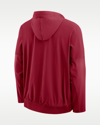 Alabama Sideline Anorak Men's Nike College 1/2-Zip Hooded Jacket